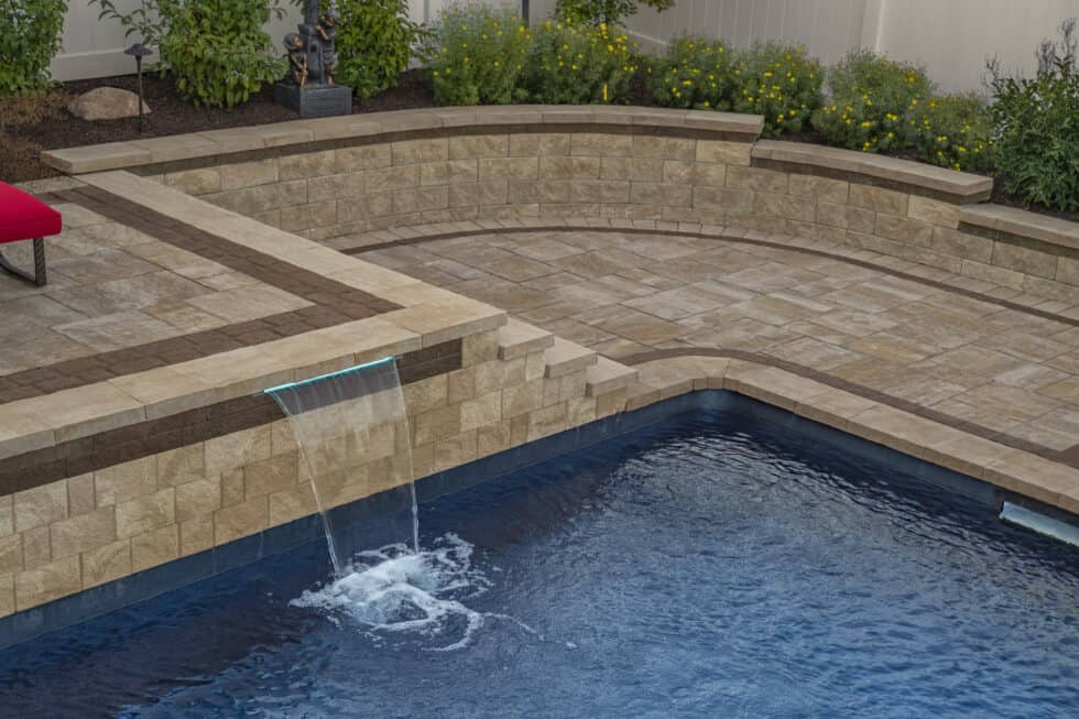 Pool installation in Little River, SC Pool installation process in backyard of home in Little River, SC