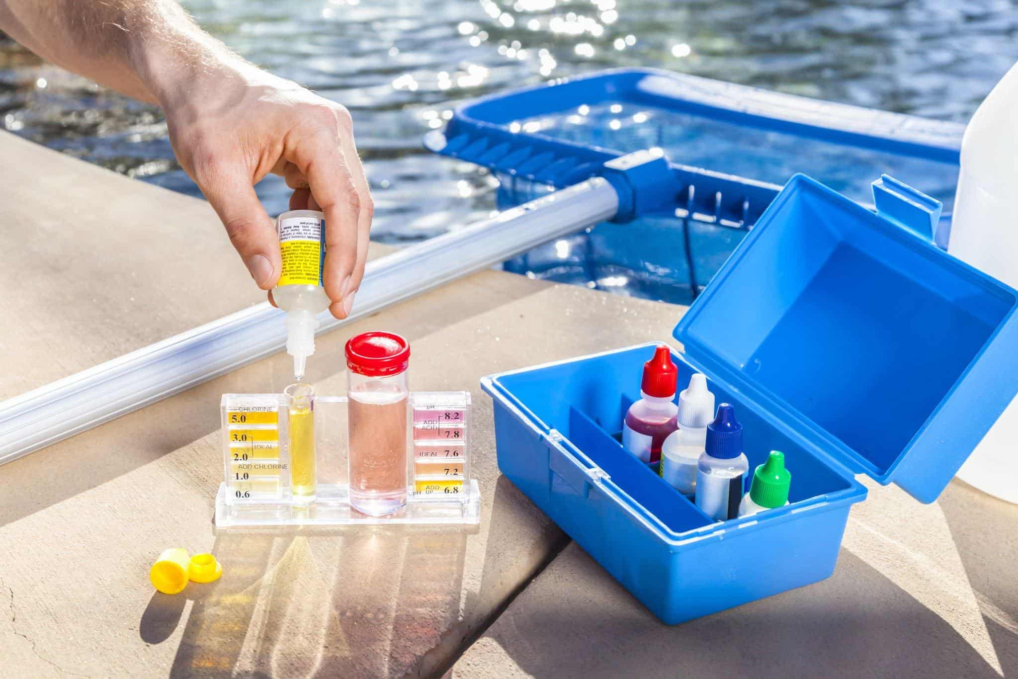 Professional pool chemical balancing in Myrtle Beach, SC