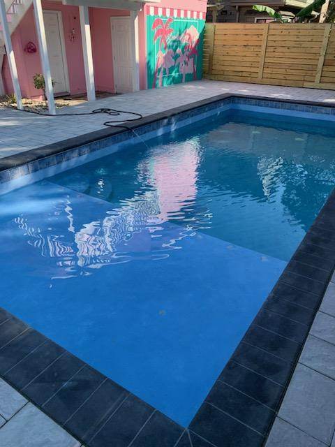 Schedule pool cleaning after pool installation to remove construction debris before swimming